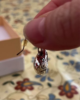 Orecchini Guess Cuore Strass Argento