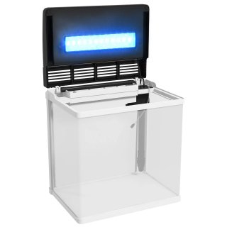 Acquario 28L LED con Pompa Ventilazione Vetro ABS