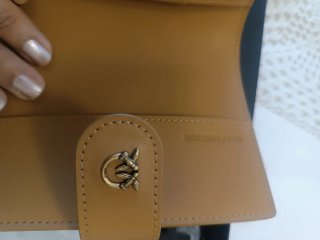 Cartera porta pasaporte piel Pinko
