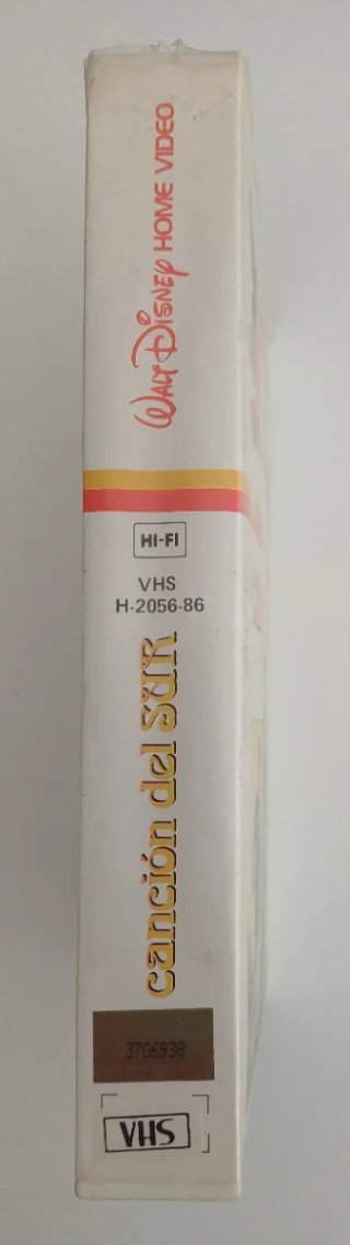 CANCIÓN DEL SUR. WALT DISNEY.  EDICIÓN 1986. VHS.