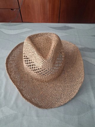 Sombrero de Rafia Beige/Marrón