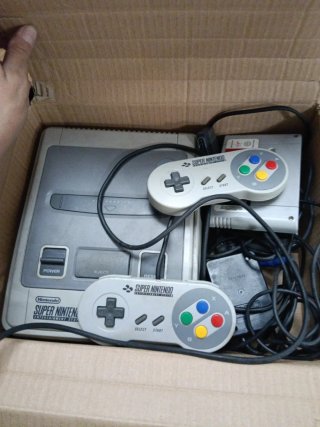Console Super Nintendo SNES Beige/Grigio