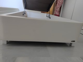 Canapé cama 90 polipiel blanco