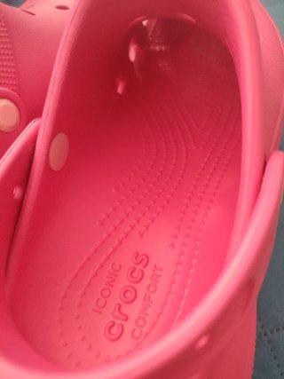 Crocs rosas talla 39-40