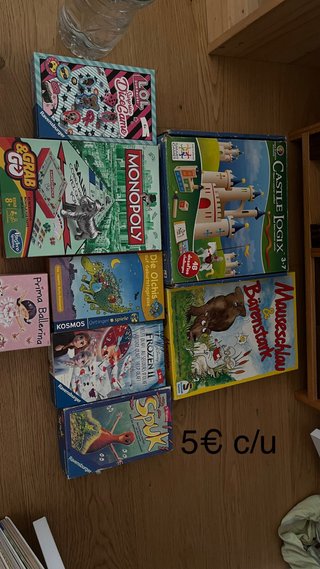 Lote de juegos de mesa infantiles