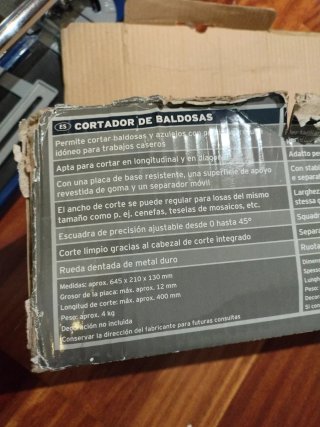 Cortadora de azulejos Powerfix