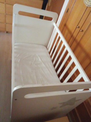 Cuna colecho madera 120x65x110