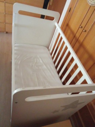 Cuna colecho madera 120x65x110