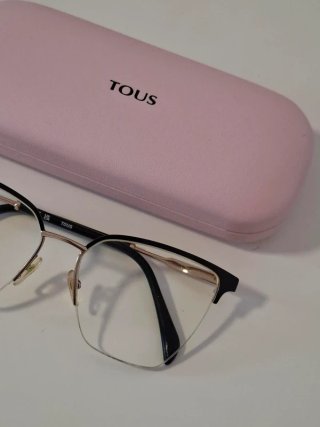 Montura Gafas Tous Negra y Dorada