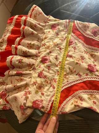 Traje Flamenca coral Canastero Exclusivo