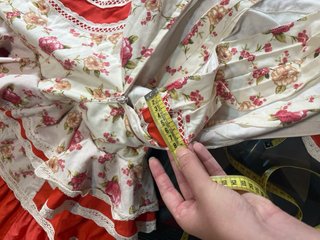 Traje Flamenca coral Canastero Exclusivo