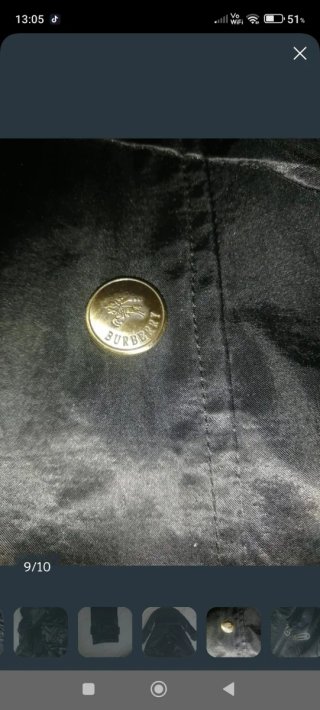 Chaqueta Burberry Negra con Cinturón