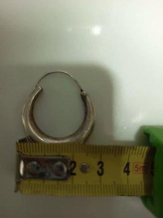 Pendiente aro plata.SOLO UNO!!!