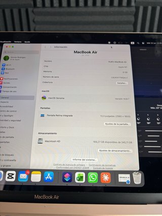 Apple MacBook Air M1 2020 8GB RAM 256GB SSD