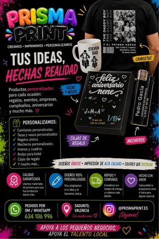 Venta de artículos personalizados!