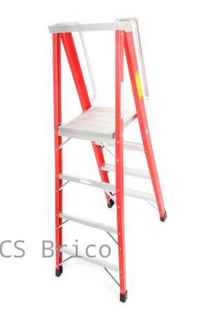 Escalera Fibra Tijera 2x4 - 1,14 Metros - 10400 - Mader