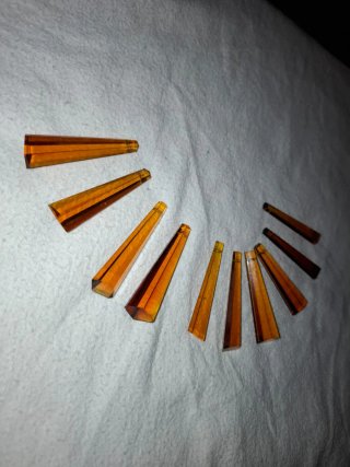 Pendenti antichi per lampadari,10€ a pezzo