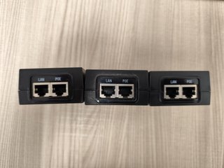 3 x Ubiquiti Gigabit POE injector