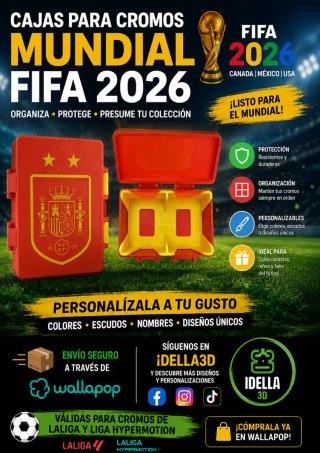 Caja cromos Mundial FIFA 2026 España