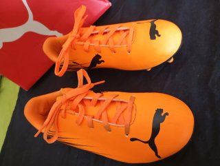 Zapatillas Puma Futbol Tacos Naranja