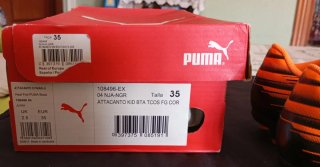 Zapatillas Puma Futbol Tacos Naranja
