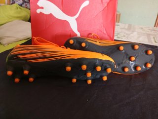 Zapatillas Puma Futbol Tacos Naranja