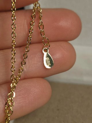 Collana quadrifoglio multicolore placcato oro 18kt