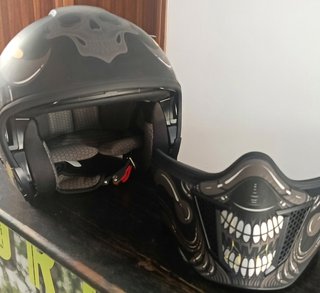 Casco Moto Integral Esqueleto Talla S ECE DOT