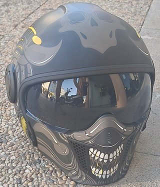 Casco Moto Integral Esqueleto Talla S ECE DOT