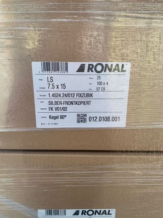 4 LLANTA Ronal LS 7,5x15 ET25 4x100