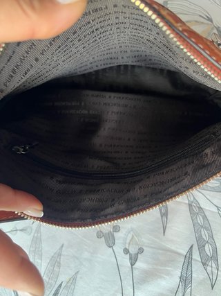 Bolso Hombro Piel Naranja Purificación García