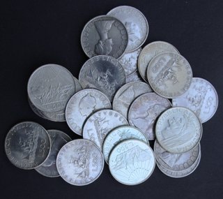 23 Lire in Argento - Lotto Monete Italiane