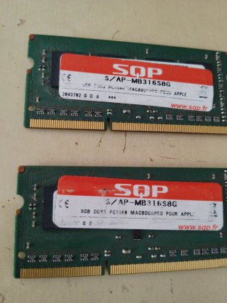 16GB RAM DDR3 SODIMM MICRON