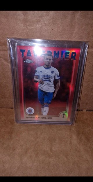 James Tavernier 1/5+n. 13 carte Glasgow Rangers