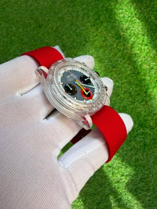 Reloj Seiko Mod VK63 Cuarzo Transparente