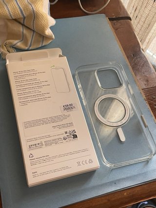 Carcasa transparente iPhone 16 Pro Max