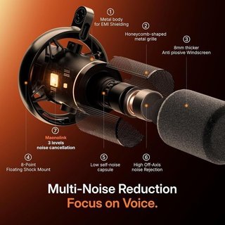 Micrófono MAONO PD200W inalámbrico/USB/XLR NUEVO