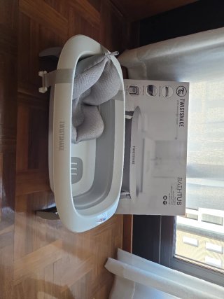Bañera bebé plegable casi nueva
