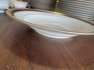Rosenthal Vajilla Alemania Porcelana Cobalto y Oro