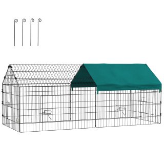 Gabbia per Conigli Esterno Interno 185x75x75cm
