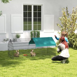 Gabbia per Conigli Esterno Interno 185x75x75cm