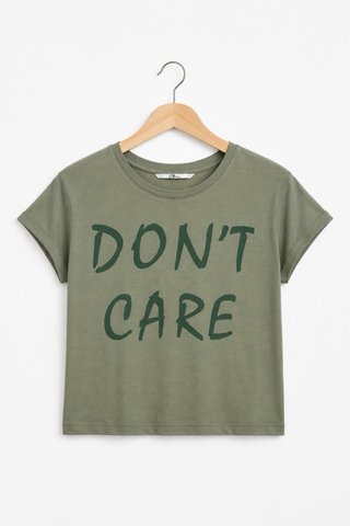 Camiseta LTB Mujer Corta Don't Care Talla Xs