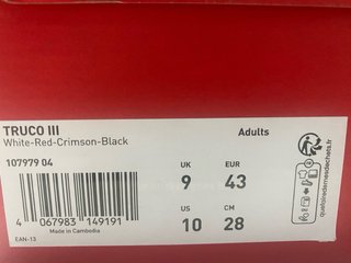 Zapatillas Fútbol Sala Puma Blancas Talla 43