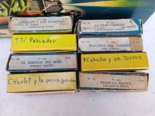 Proyector Jefe Super + 8 Películas 9,5 mm