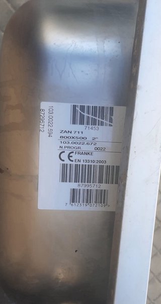 Lavello Franke Inox con Vasca e Scolapiatti