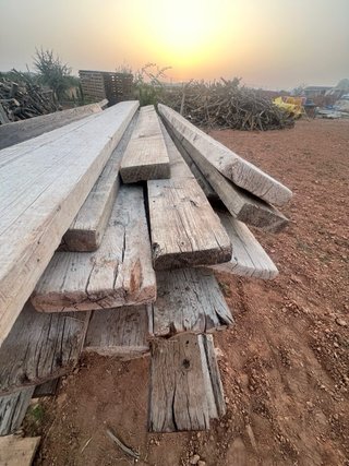 Tablones de encofrado de madera