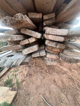 Tablones de encofrado de madera