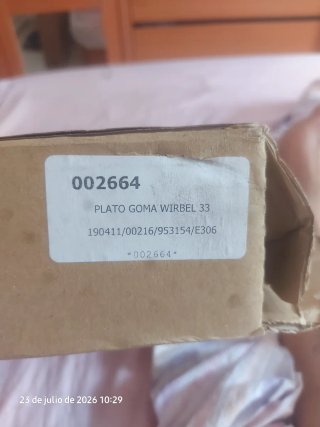 Nuevo sin estrenar .Disco de pulidora o fregadora