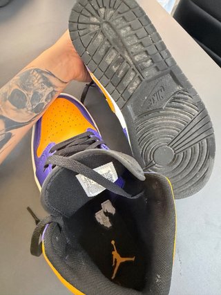 Scarpe Jordan Uomo Arancio Viola