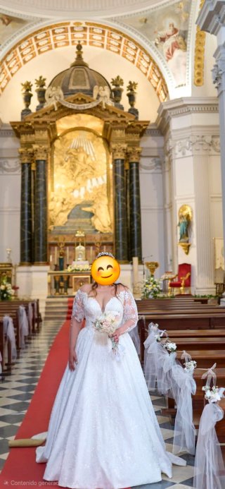 Espectacular vestido de novia completo Como nuevo